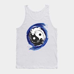 yin yang axolotl Tank Top